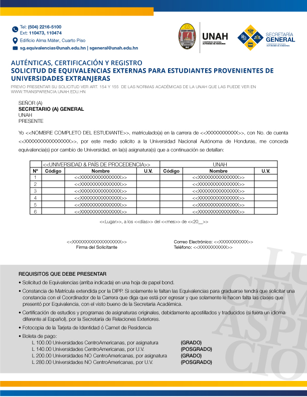 Homologación de Abogado